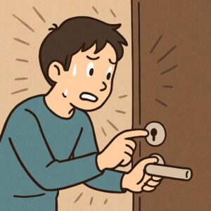 確認強迫の施錠チェック