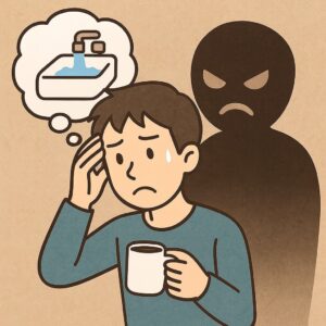 手を洗う習慣が抜けずに手を洗いたくなる