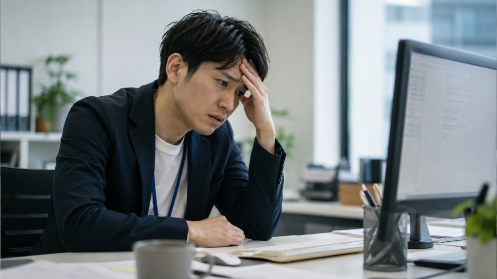 どうしても強迫観念や強迫行為が止まらないときのイメージ画